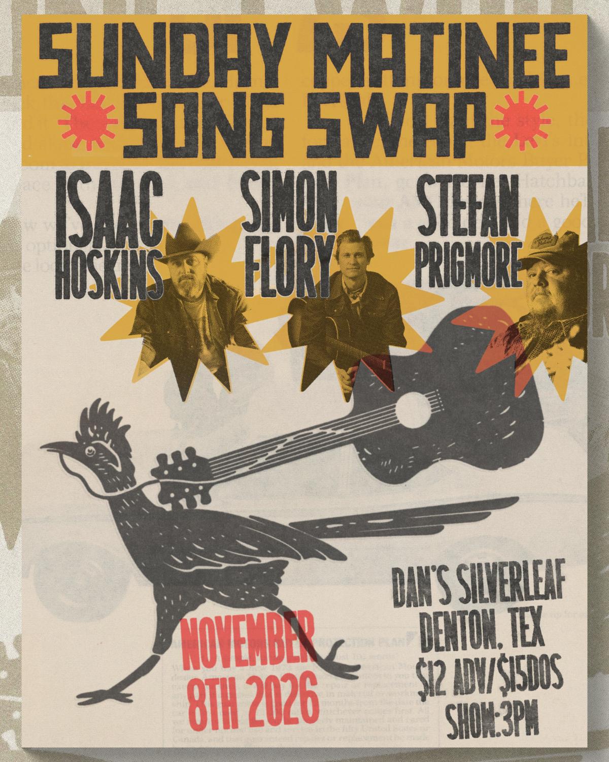 Sunday Matinee Song Swap w/ Isaac Hoskins, Simon Flory, & Stefan Prigmore - Live at Dan's Silverleaf