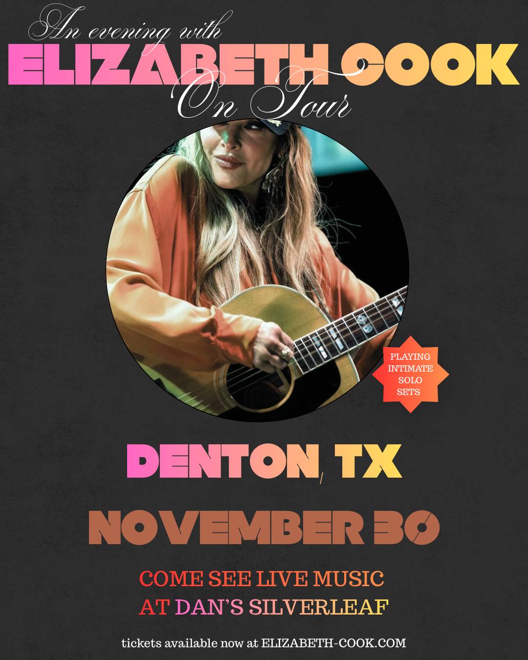 An Evening With Elizabeth Cook - Live at Dan's Silverleaf