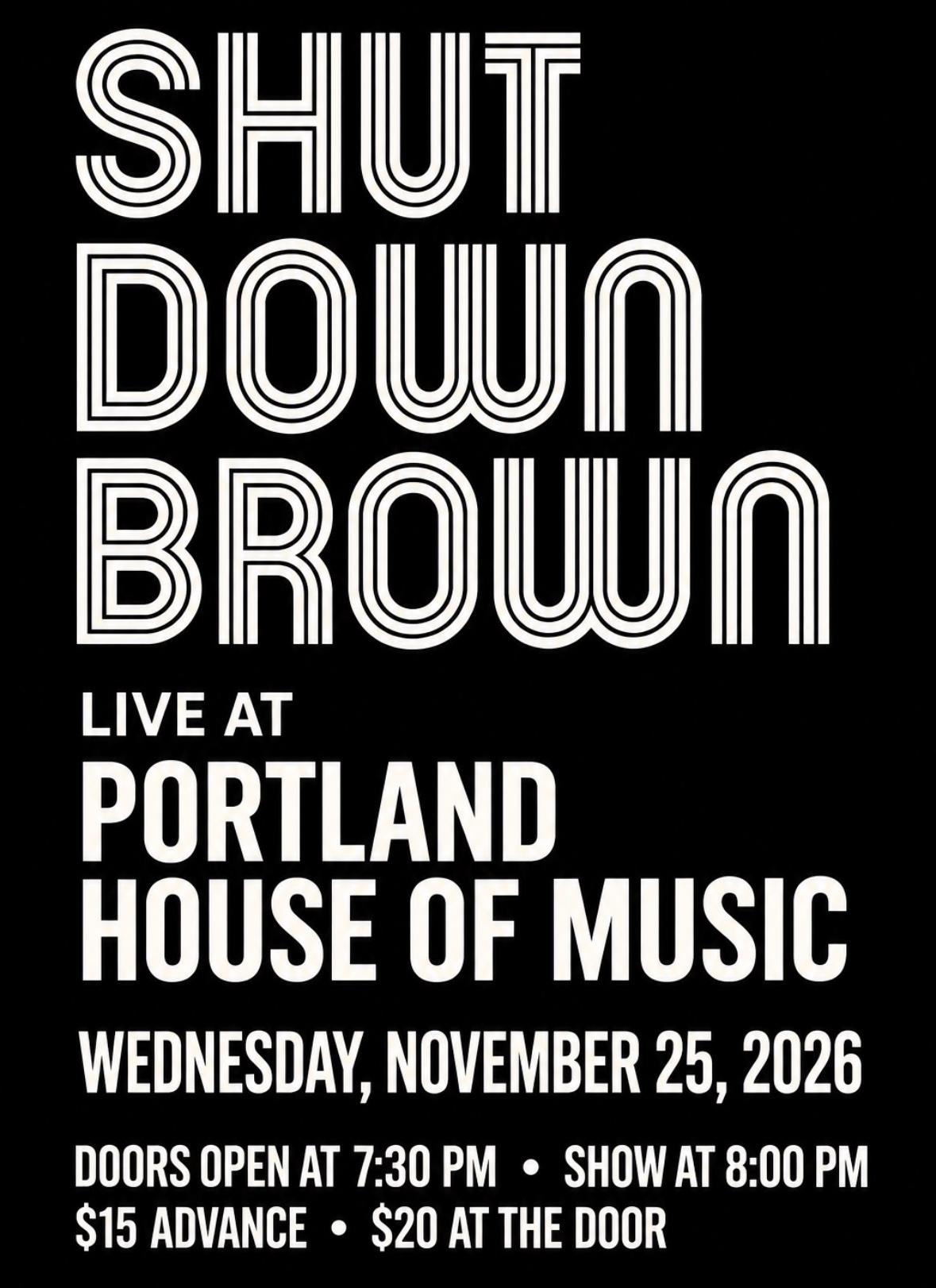 Event flyer graphic