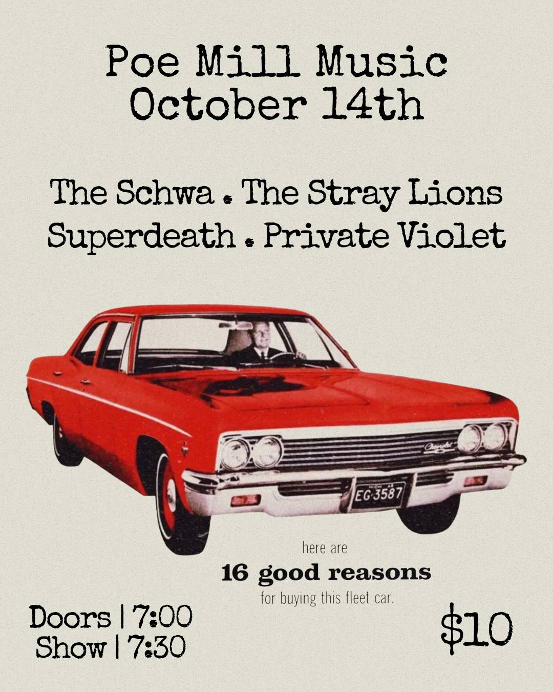 Event flyer graphic