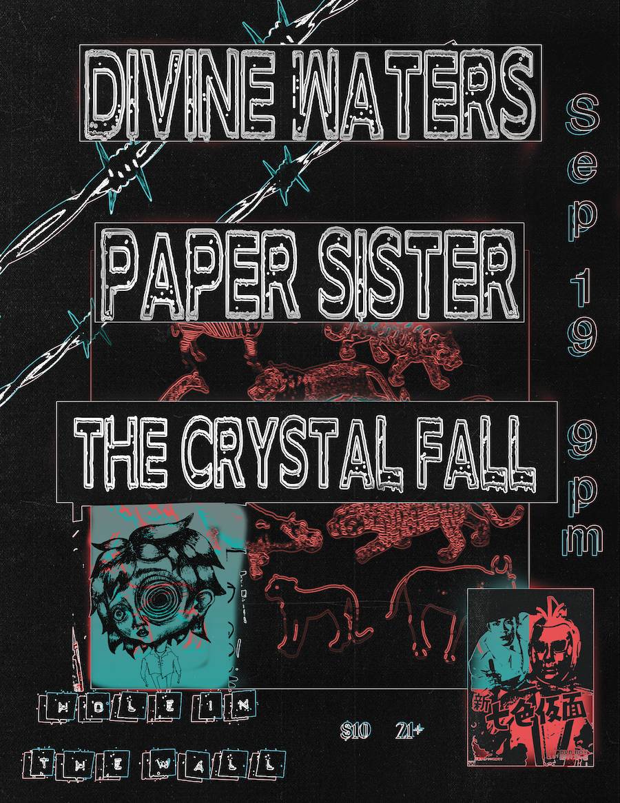 The Crystal Fall with Paper Sister & Divine Waters (Single Release)