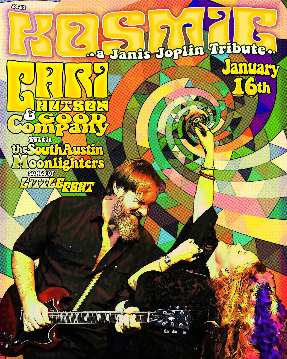 KOSMIC: A Janis Joplin Tribute feat. Cari Hutson & Good Company with The South Austin Moonlighters