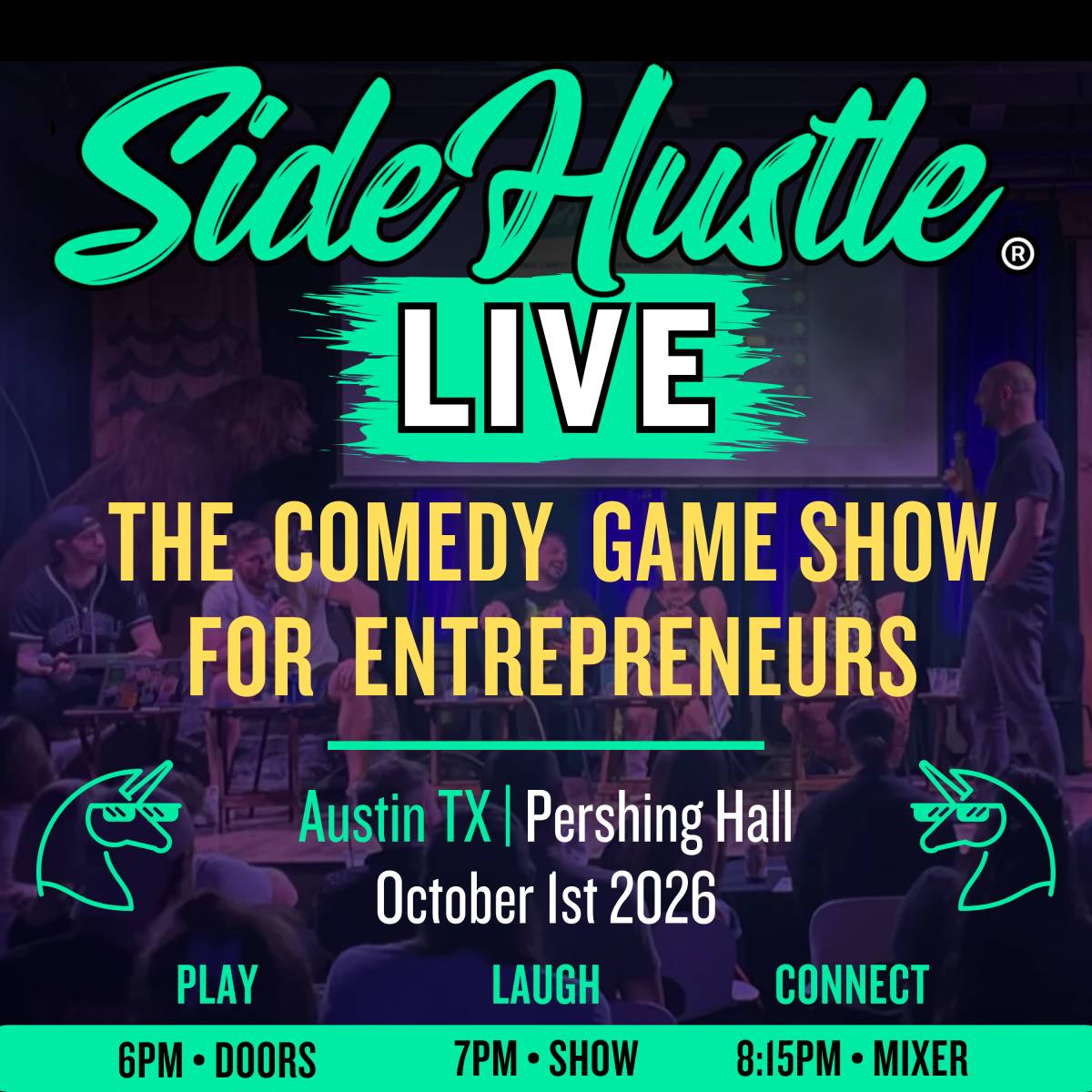SideHustle® LIVE Comedy Game Show for Entrepreneurs