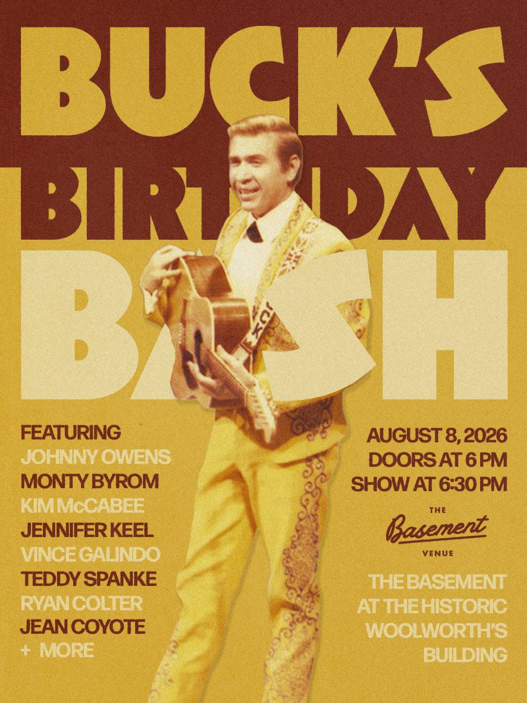 Buck's Birthday Bash