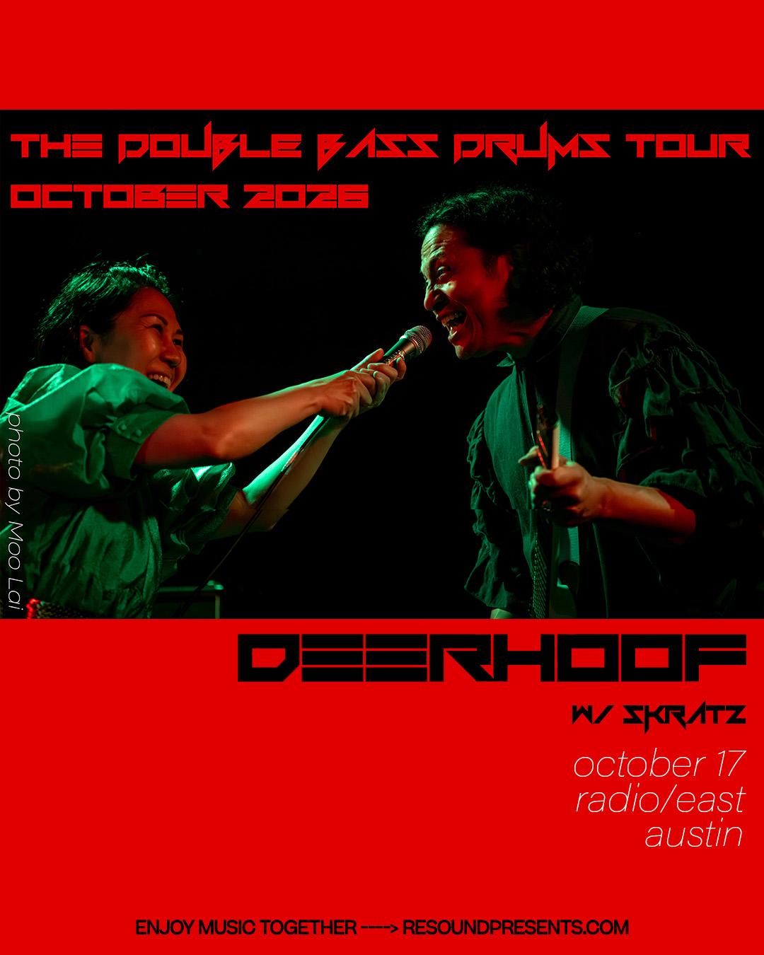 Resound Presents: Deerhoof w/ special guest SKRATZ