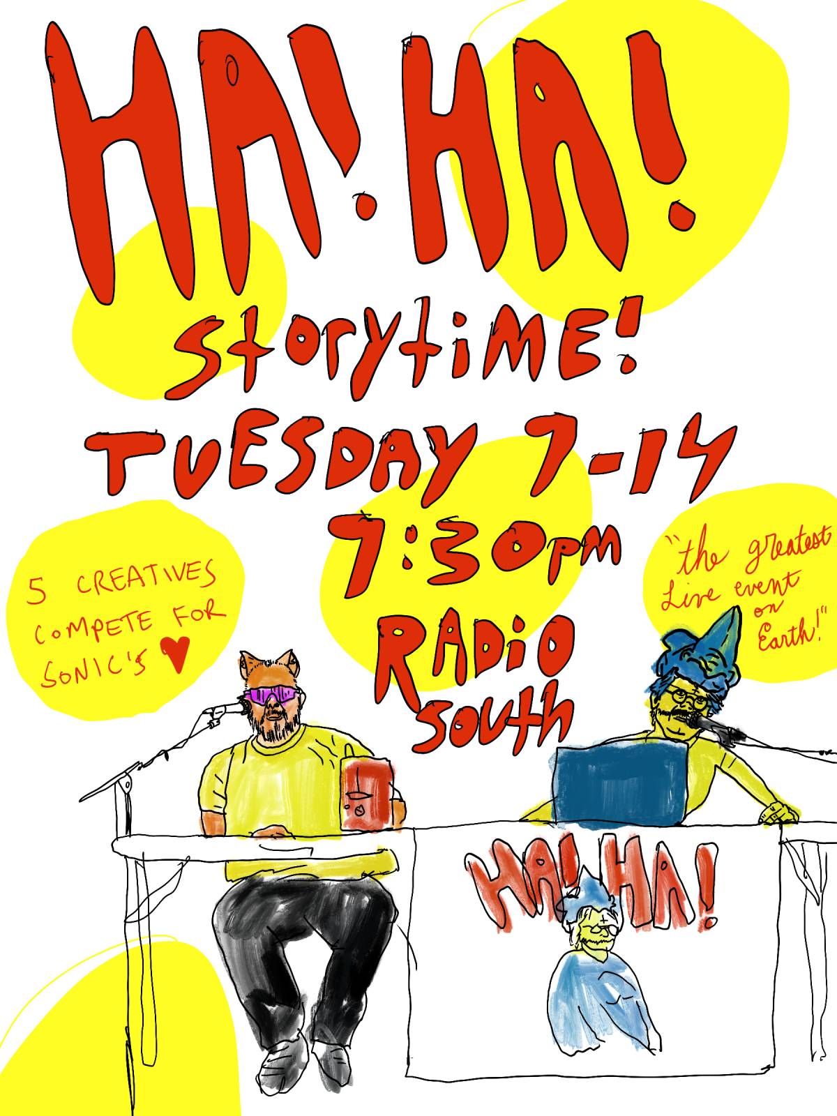 Ha! Ha! Storytime: A Storytelling Gameshow
