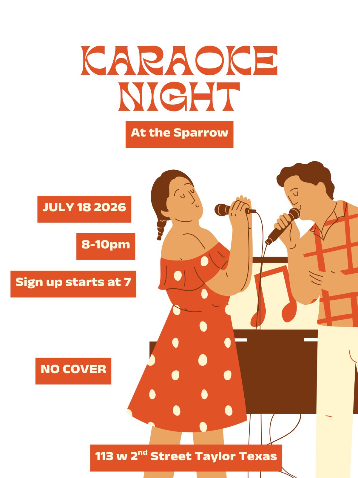 Event flyer graphic