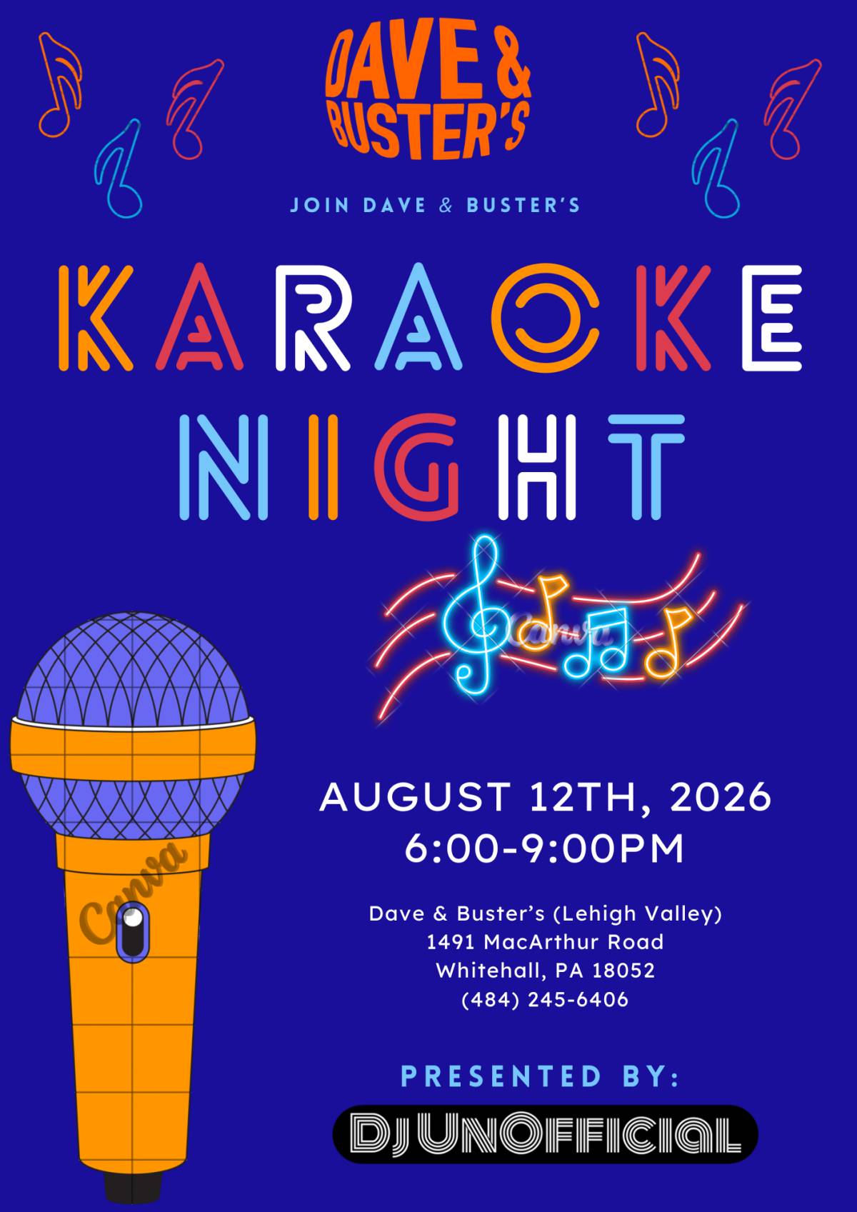 Event flyer graphic