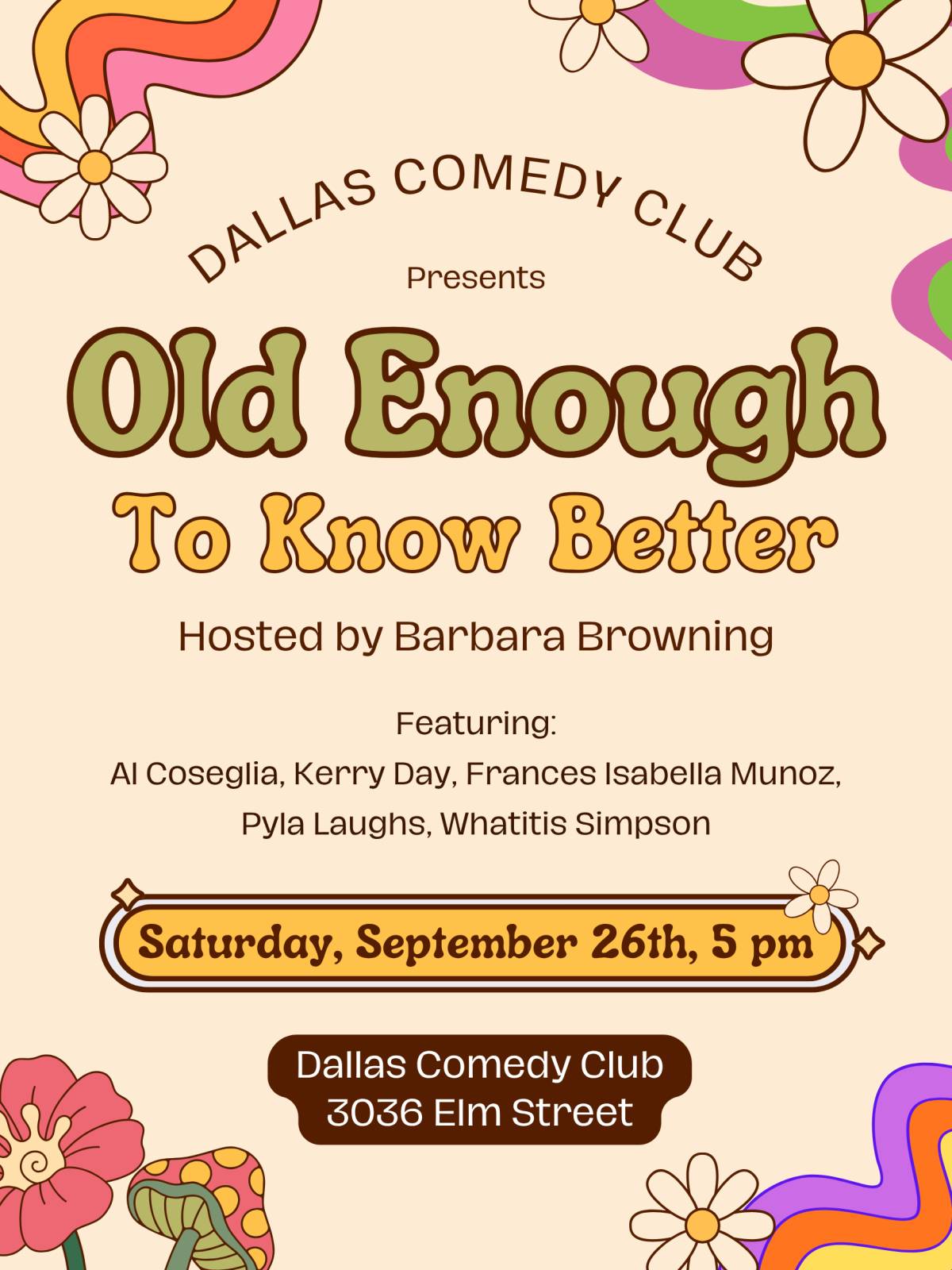 Event flyer graphic