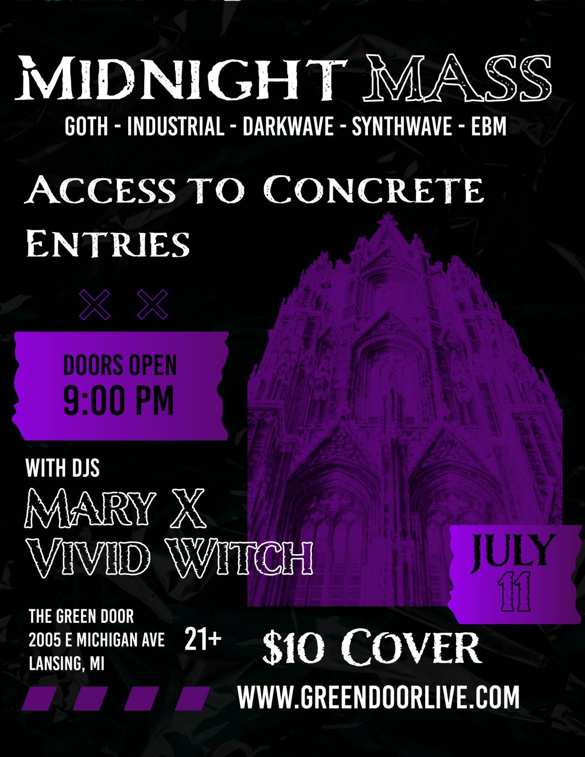 Event flyer graphic