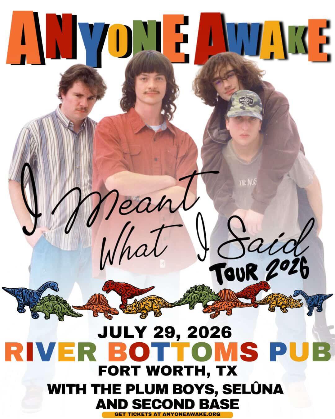D.I.E. Presents: Anyone Awake - I Meant What I Said Tour Tickets ...