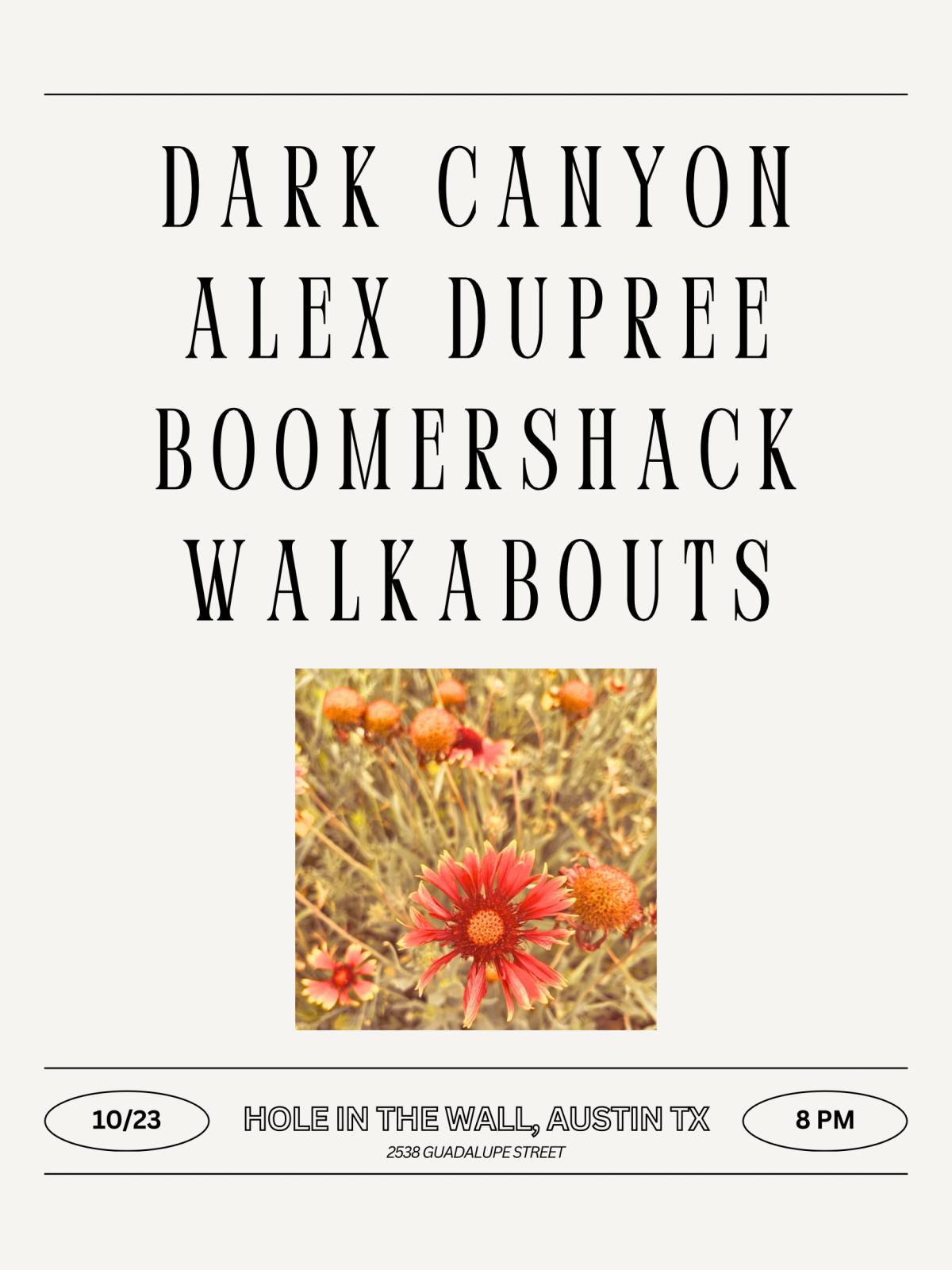 Event flyer graphic