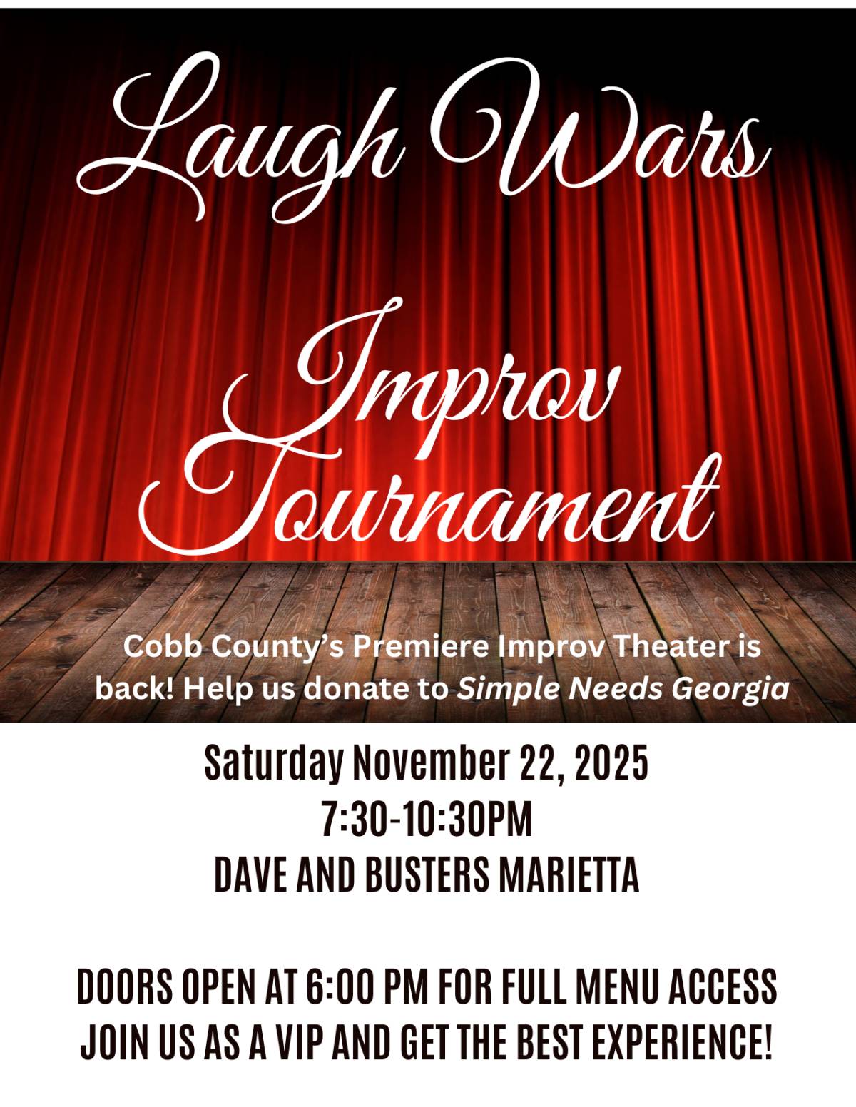 Event flyer graphic
