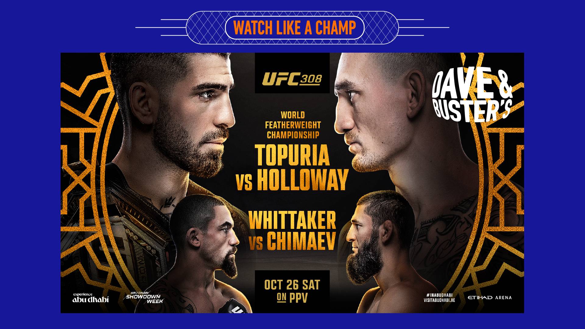 UFC 308 Topuria vs Holloway Tickets, Saturday, October 26 2024 Prekindle