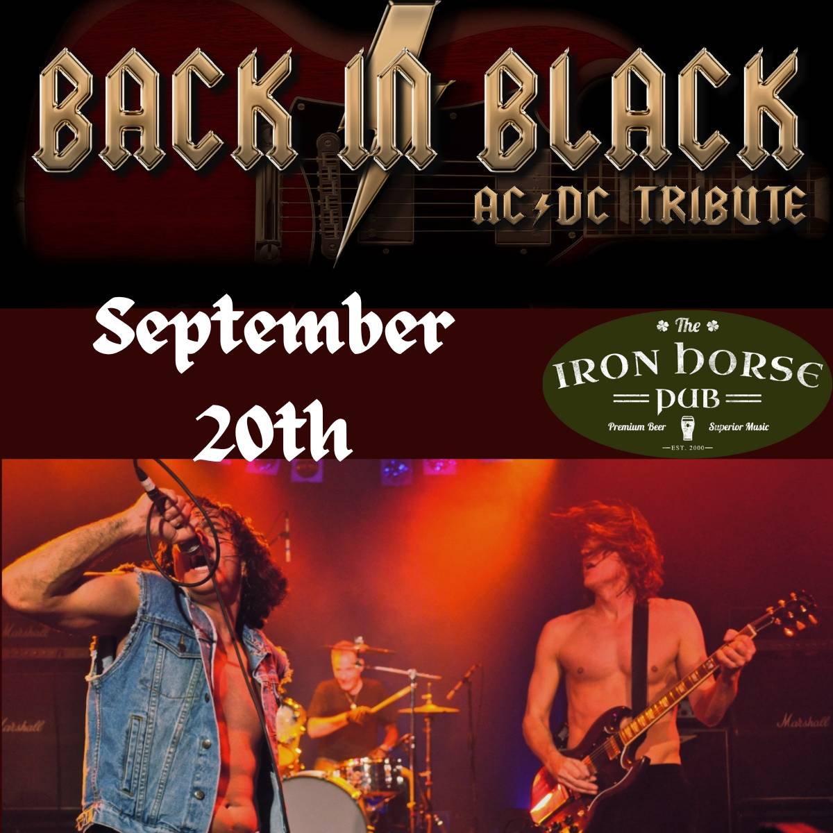 Back in Black | A Tribute to AC/DC!! Tickets, Friday, September 20 2024 ...