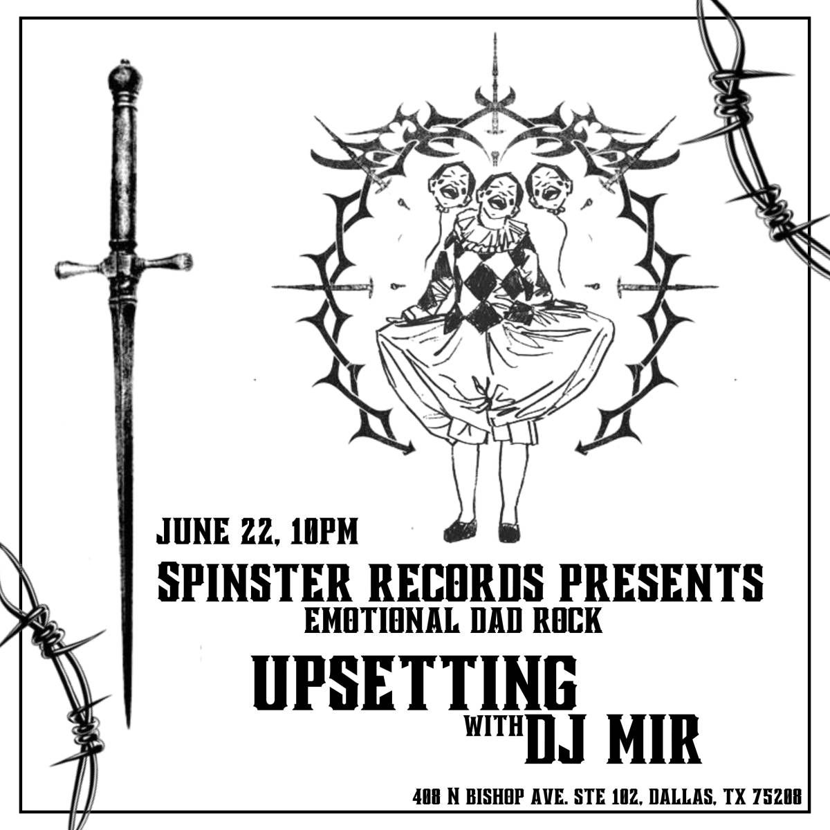 Spinster Records Event Calendar