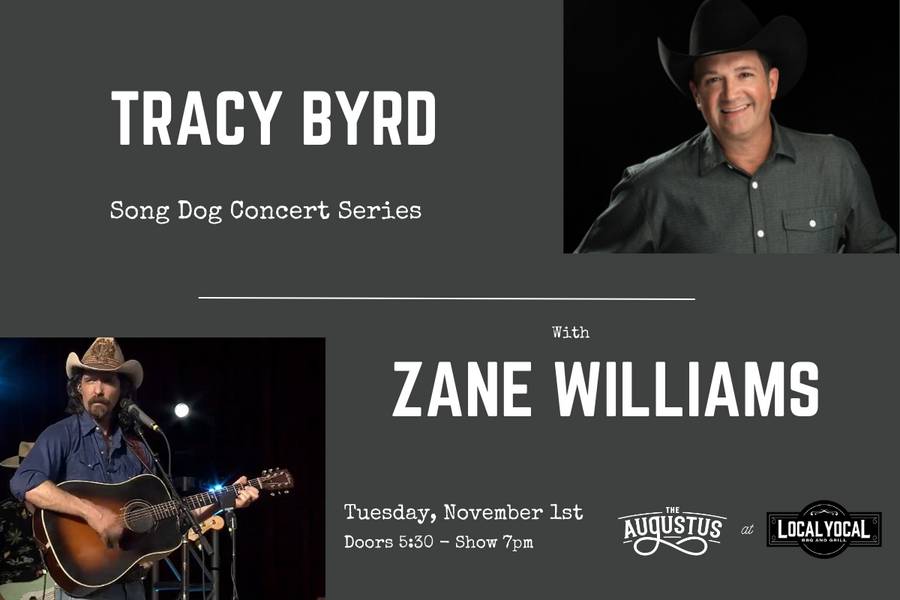 Tracy Byrd and Zane Williams Tickets, Tuesday, November 1 2022 | Prekindle