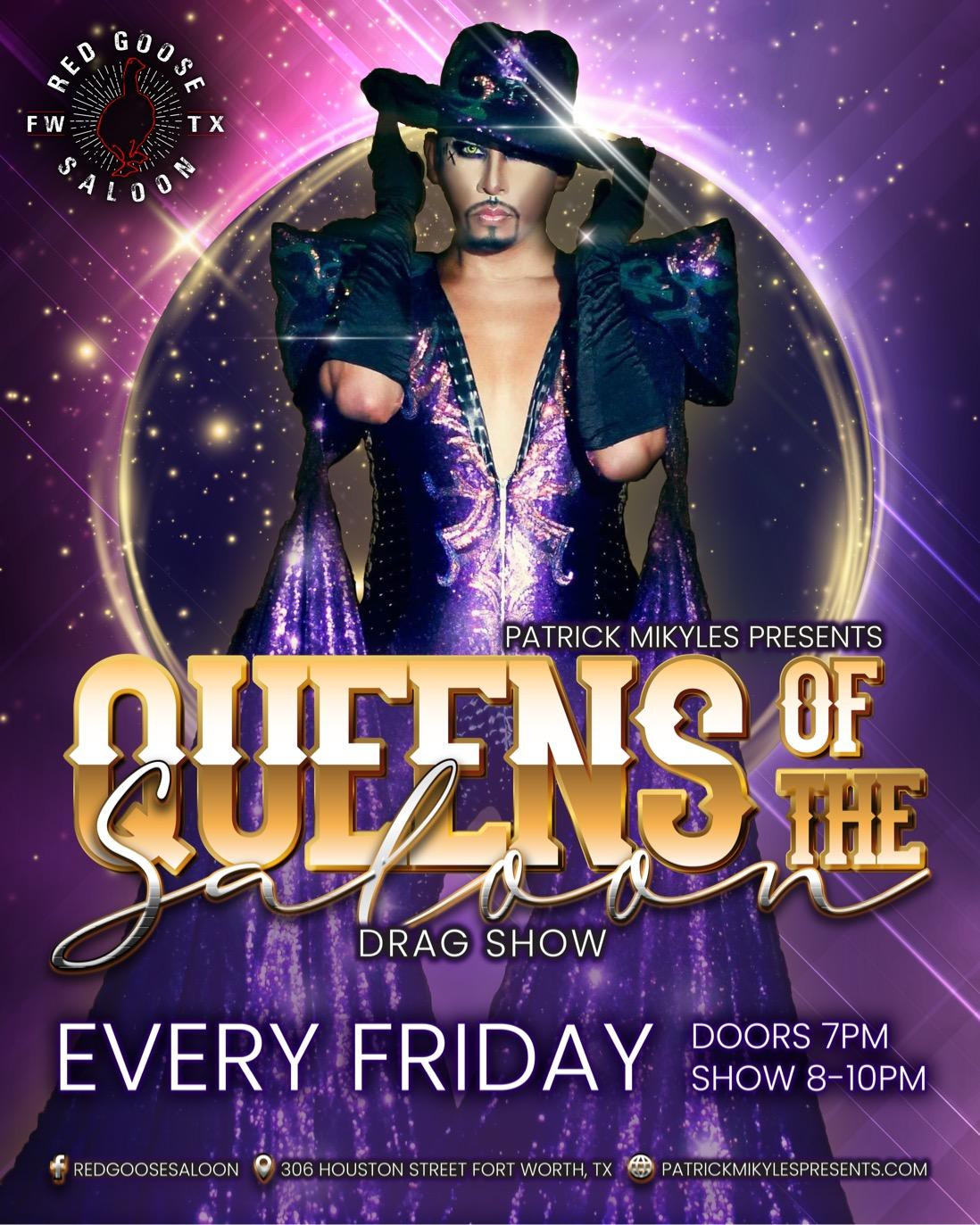 Queens of the Saloon Dinner & Drag Show Tickets, Friday, May 26 2023