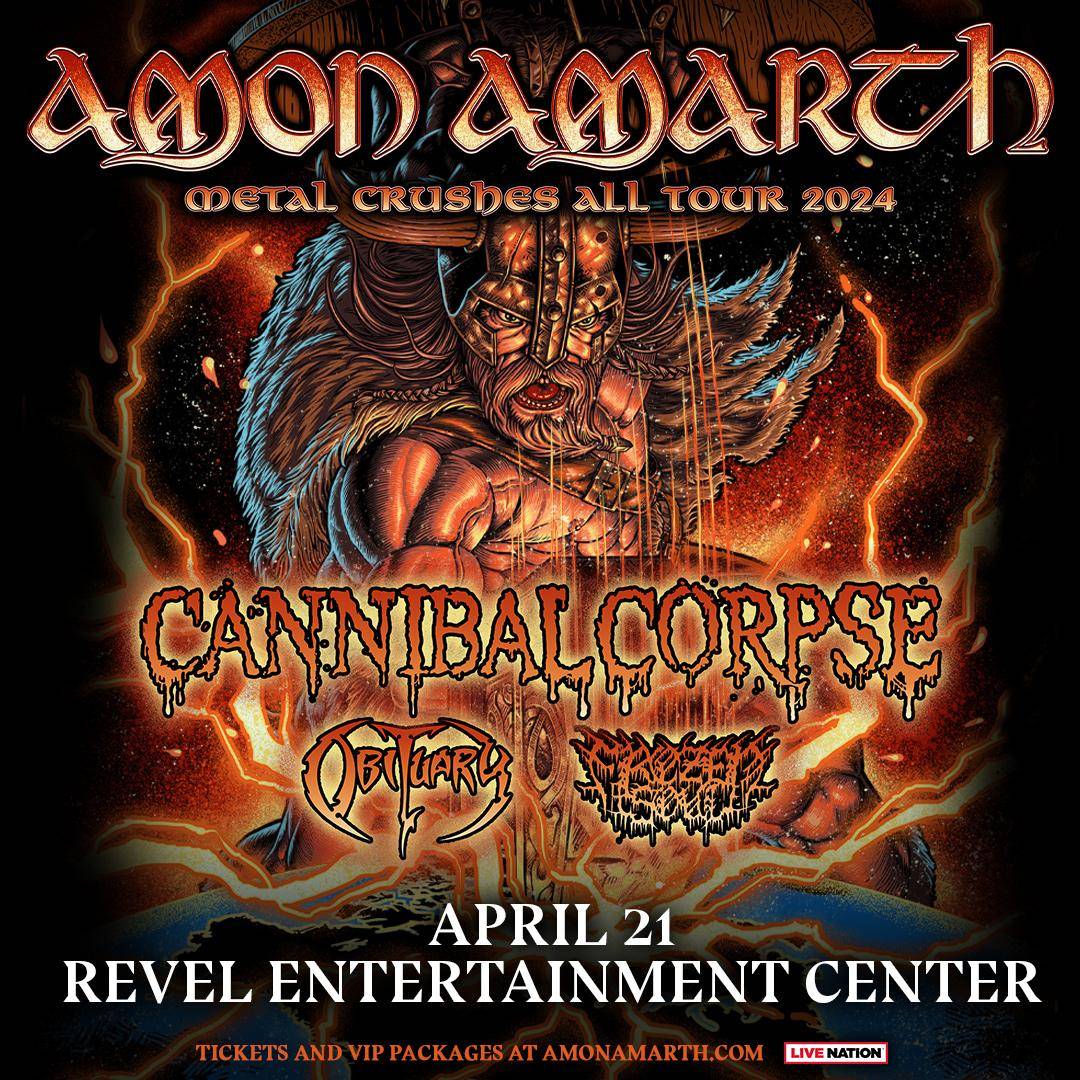 Amon Amarth: Metal Crushes All Tour Tickets, Sunday, April 21 2024 ...