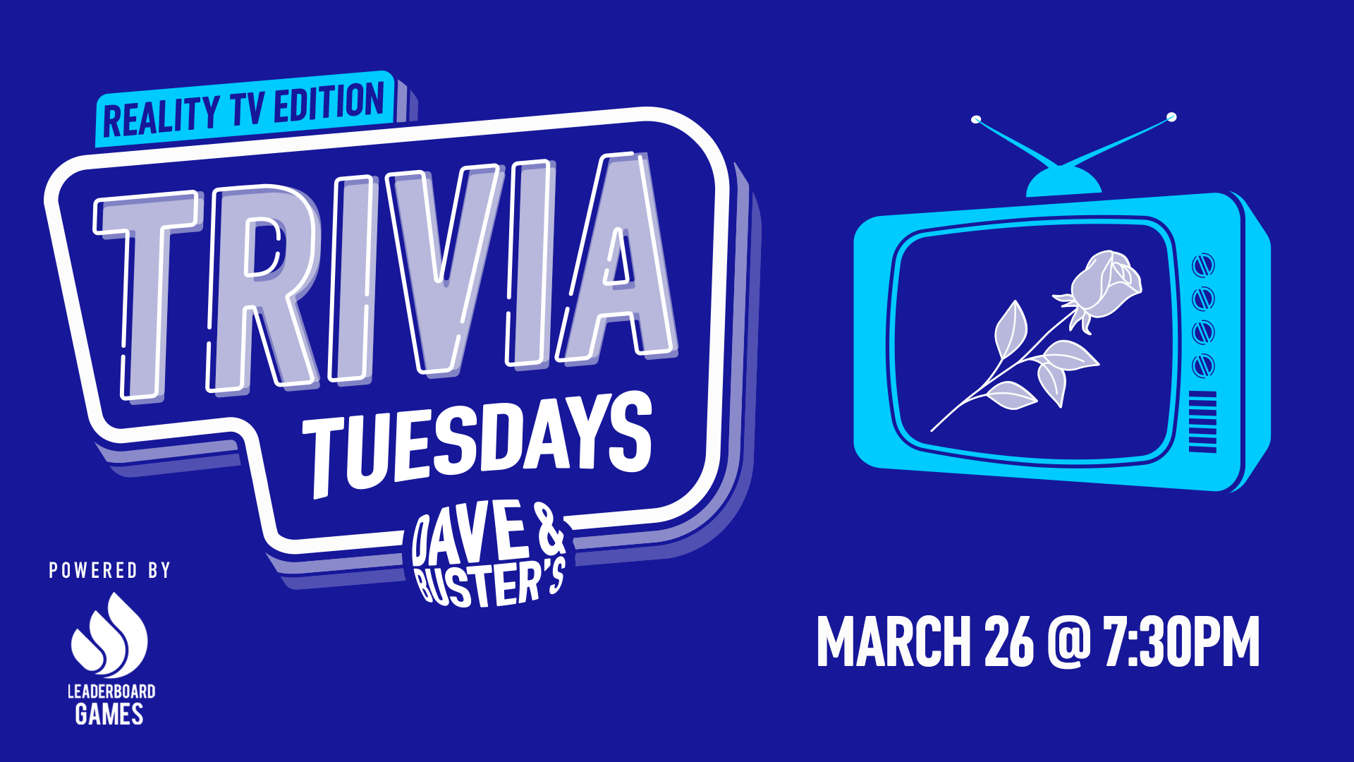 Dave and Buster's New Orleans Event Calendar