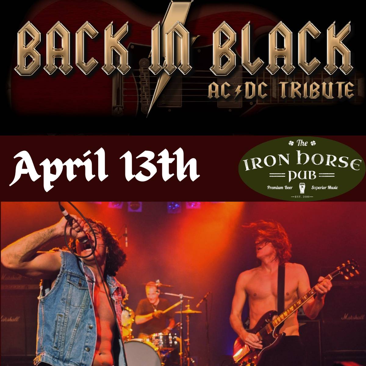 Back in Black | A Tribute to AC/DC!! Tickets, Saturday, April 13 2024 ...