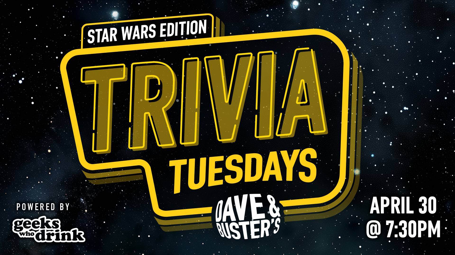 Trivia Tuesdays: Star Wars Edition Tickets, Tuesday, April 30 2024 